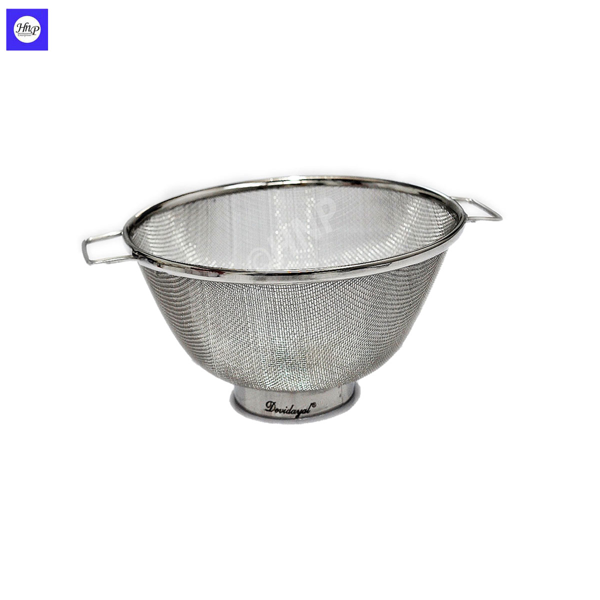 DeviDayal Stainless Steel Multi Purpose Mess Wire Net Fruit Basket Cum Vegetable Drain Basket / Storage Basket 17 CM