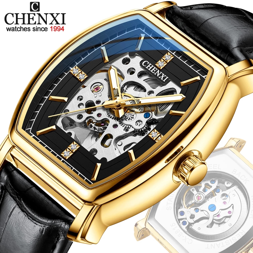 CHENXI brand fashionable waterproof automatic mechanical men's watch