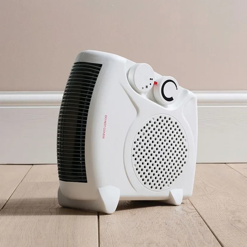 Electric Portable Fan Heater With 2 Heat Settings And Cool Air Setting