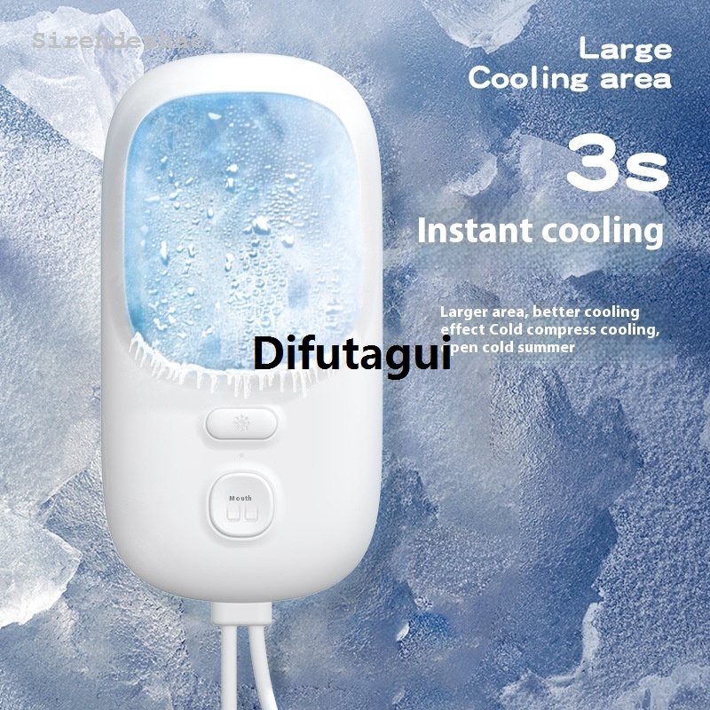 Difutagui New Handheld Semiconductor Cooler Hydration Infusion Outdoor High Quality friendly Mini Pocket Icy Compressor Fan less Cooling Infuse