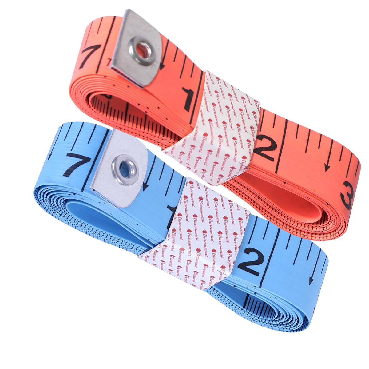 Tailorsing Inchi Tape Measure for Body Measurement Sewing Dressmaking - 150 cm (60 Inches) Ruler Durable Soft Flexible Fiberglass Pack of 1 Pcs Multi Color By Trendwave