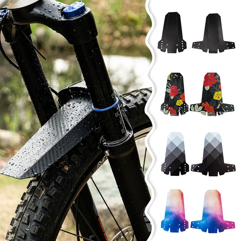 Durbale Hard Shell Bicycle Mudguards Ultralight Foldable Mountain Bike Mudguards Front/Rear Tire Wheel Mudguards Cycling Parts