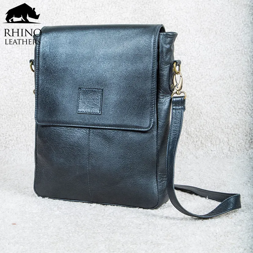 Rhino Leather Side Bag for Men