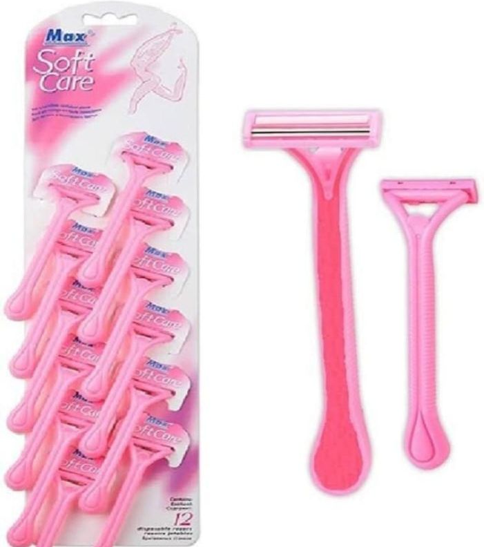 Max Soft Care Disposable Razors Pack Of 2 Pcs