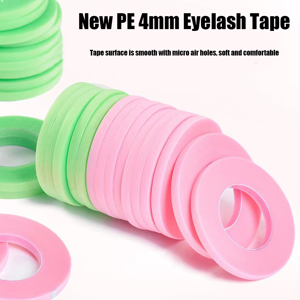 HOT 5/10/20PCS Micropore Lashes Tape 4mm Width Under Eye Patch Eyelash Extension Tapes PE Breathable Easy To Tear Lashes Accessories