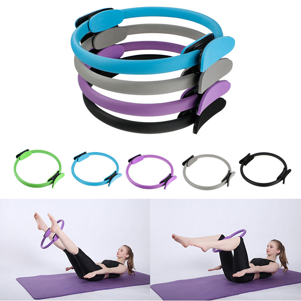 Spn'S Yoga Circle Pilates Ring Lightweight Portable Non-Slip Men Women Gym Fitness Workout Sports Keep Fit Equipment ( Color May Vary)