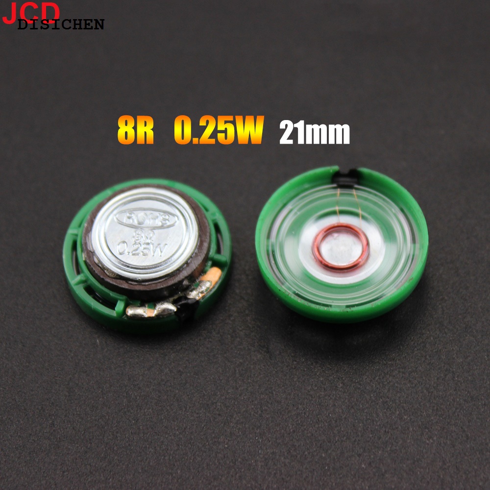 DISICHEN New JCD 1pcs 8 /16 / 32Ohm 0.25W 0.5W Ultra-thin Doorbell horn Toy-car horn 8R 16R 32R 20 21 23 27 29 36 40 mm Diameter Speaker