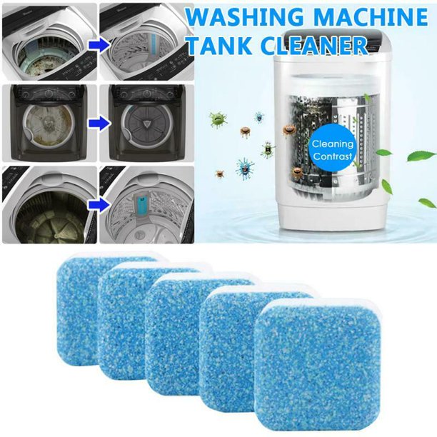 5pcs Washing Machine Cleaner Detergent Effervescent Tablet