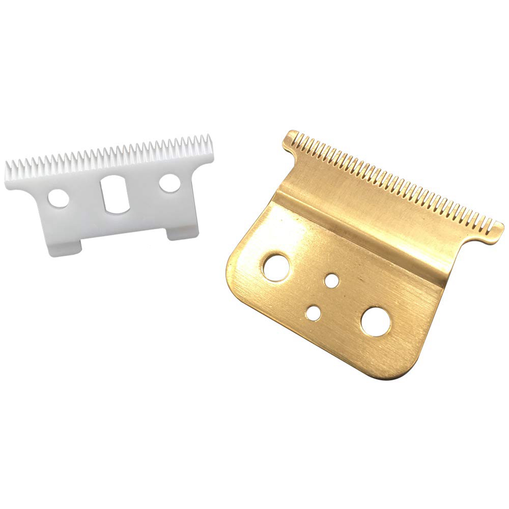 NAMUNY 2X Gold for T Blade for T , for Gtx Replacement Blade (White T Blade + Glod Steel Blade)