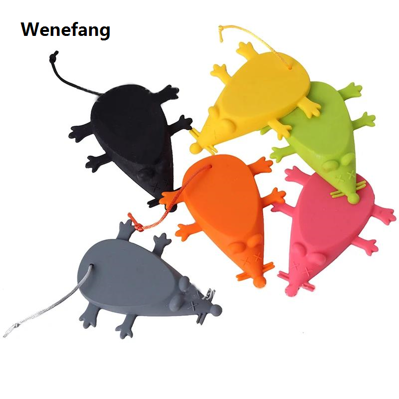 Wenefang Lintolyard Portable Mouse Shaped Silicone Door Stop Lock Creative Door Stopper Cute Girl Cartoon