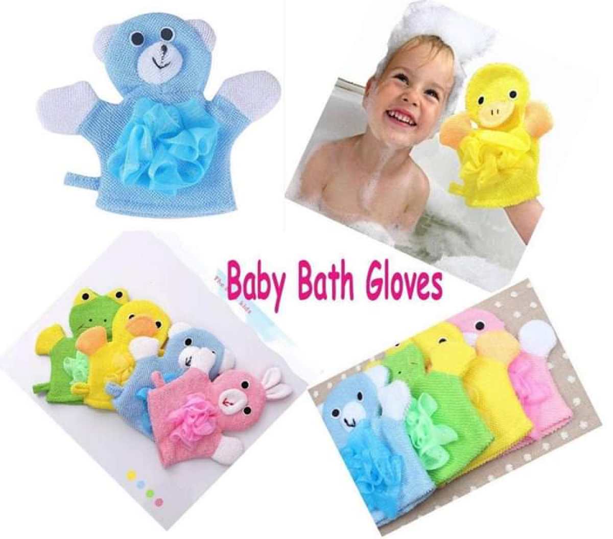 Comfortable Baby Bath Gloves Soft