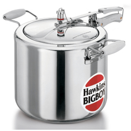Hawkins Silver Aluminum Classic Pressure Cooker (E20) -22 Litre