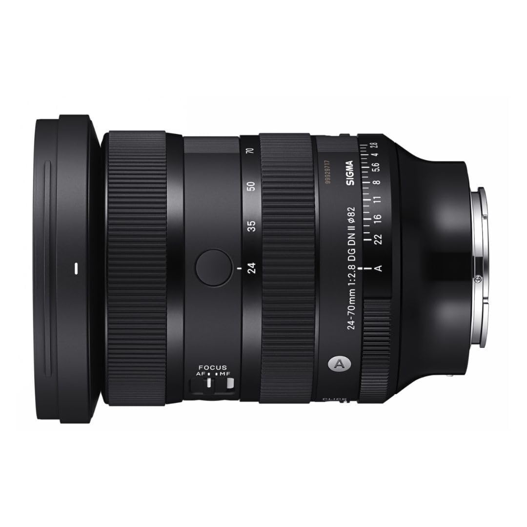 Sigma 24-70Mm F2.8 Dg Dn Ii for Sony E Mount Mirrorless Camera Lens Black
