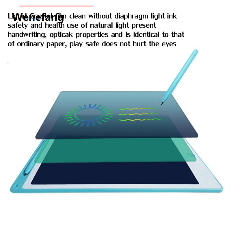 Wenefang 8.5 Inches LCD Board Games Drawing Toys Kids Montessori Electric Painting Pad Educational Toys For Children Writting Blackboard