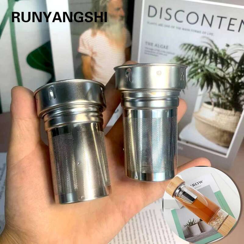 304 Stainless Steel Tea Filter Net For Energy Cup Water Bottle Replacement 1PC