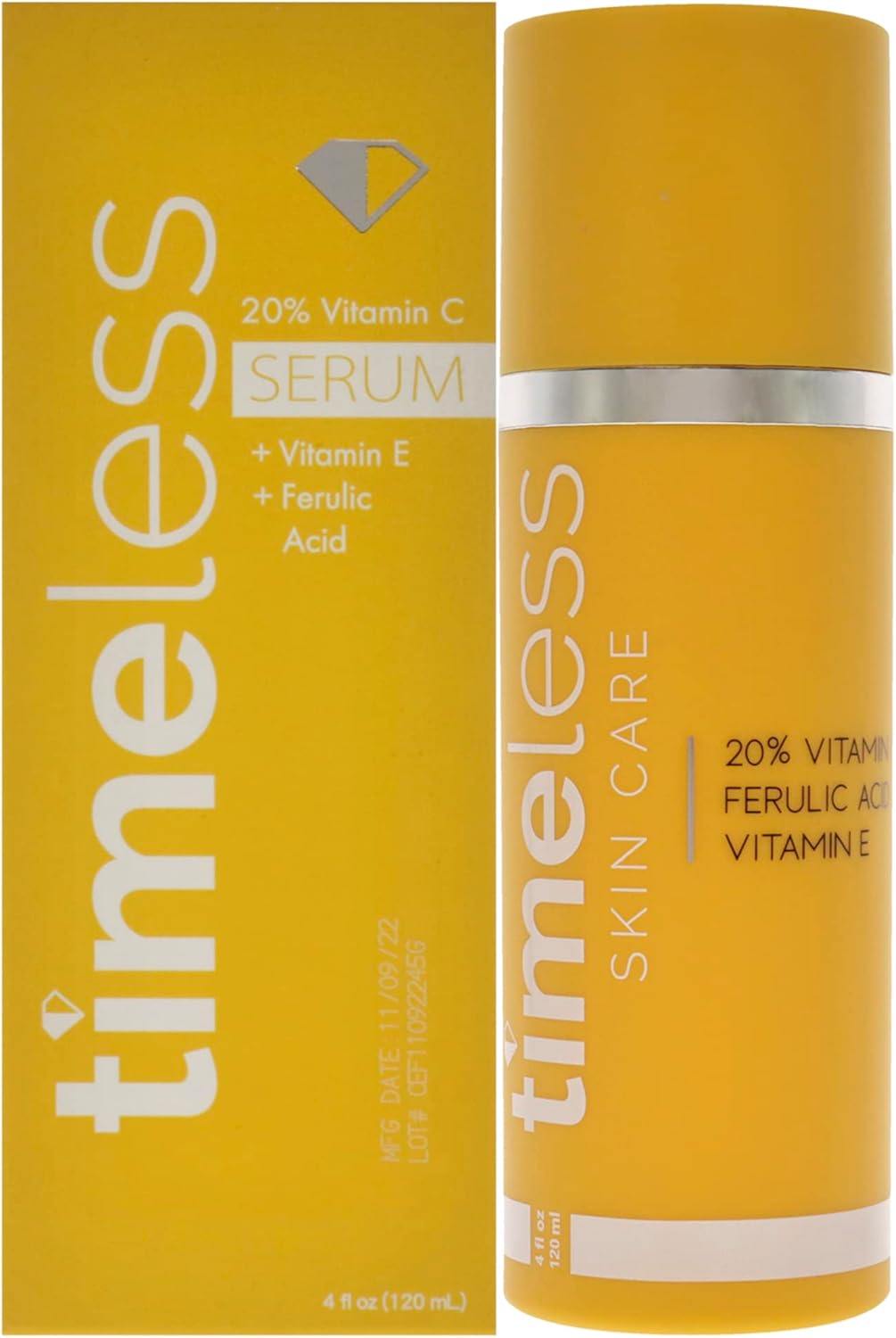 Timeless Vitamin C Serum , 20% Vitamin C with Vitamin E And Ferulic Acid For Brightening , Hydrating And Anti Aging Care 30 G