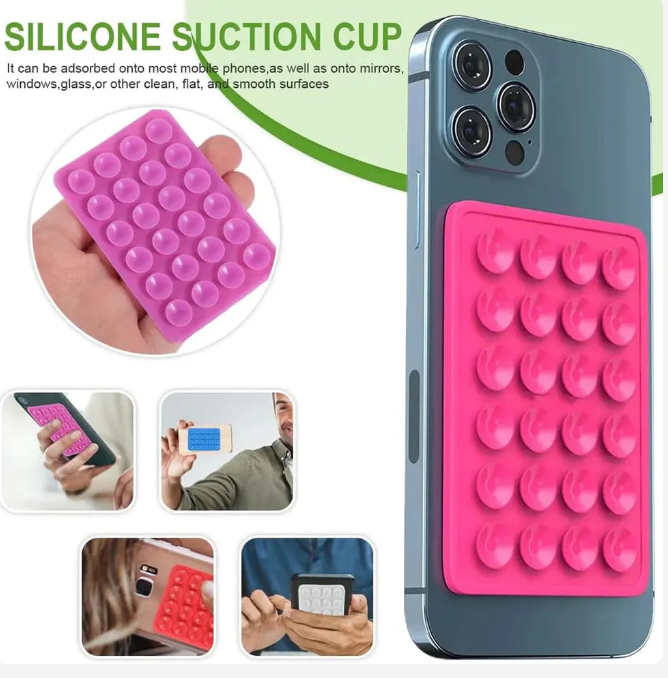 1 Piece PowerGrip Anti-Slip Silicone Suction Phone - Ultra Sticky, Secure, and Versatile Mobile Accessory - The Ultimate Gadget for Convenience