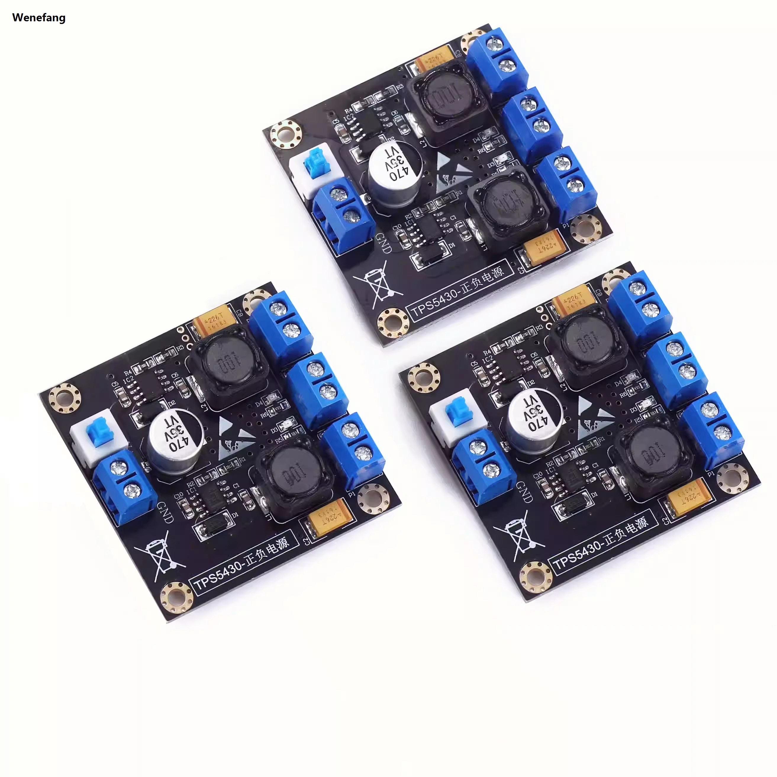 Wenefang TPS5430 Positive Negative Dual Power Supply Fashion Module with Switching 5V 12V 15V Output