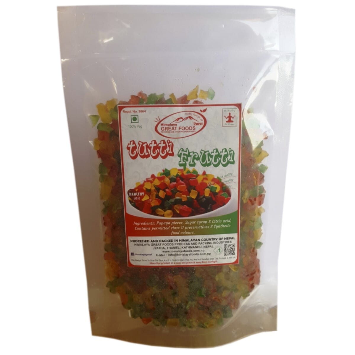 Himalaya Great Foods TuttiFrutti (mixed color)- 100 gram