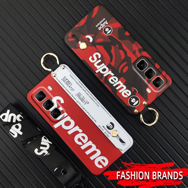 Trendy Wristband Phone Case For infinix Hot60 5G/Hot60i 4G/X6726/X6728/B Silicone Durable Anti-knock Anti-dust Kickstand