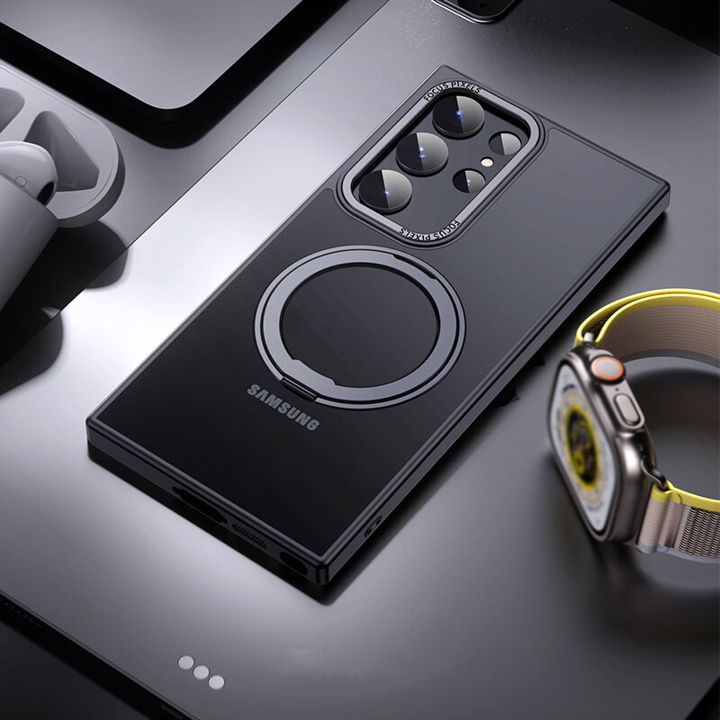 ShockProof Magnetic Ring Stand Case Cover For Samsung Galaxy S23 Ultra S22 S21 S24 Plus