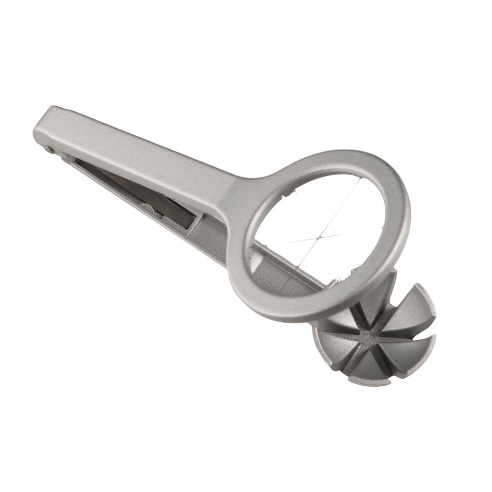Practical Aluminum Alloy Manual Egg Cutter Multi-functional Durable Preserved Egg Splitter Section Divider with Handle Egg Slicer Hotel