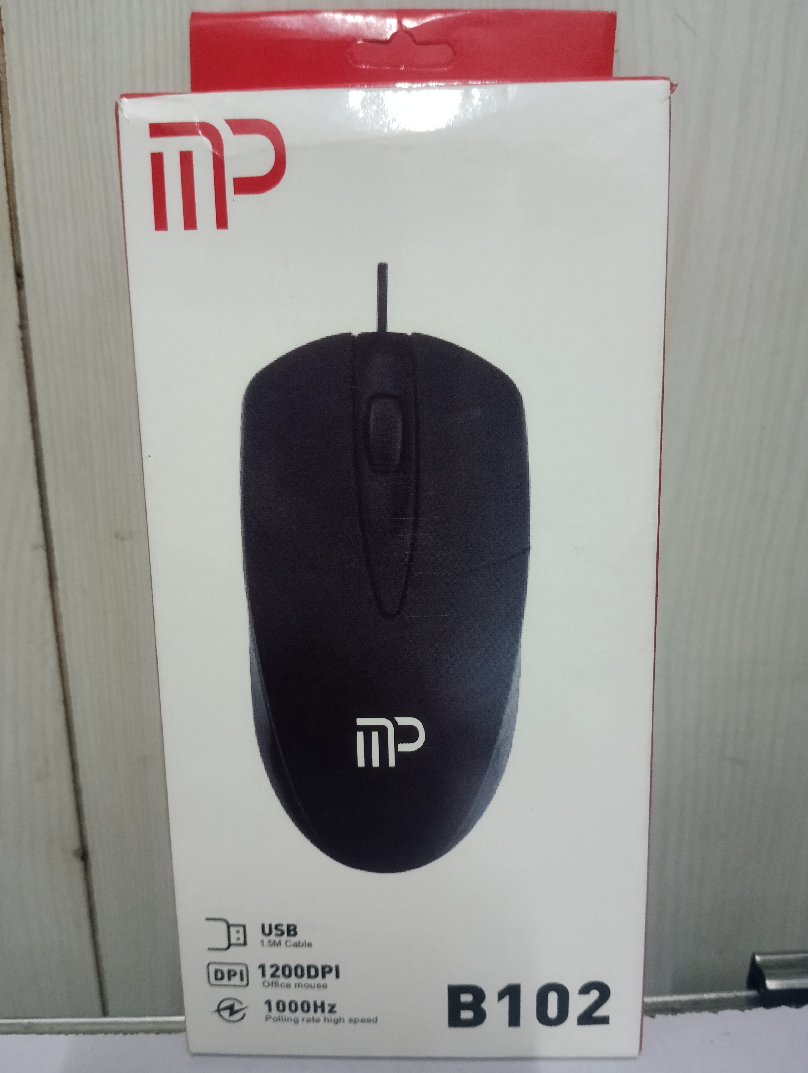 1200 DPI High Resolution Optical Mouse For Desktop and Laptop (B102)