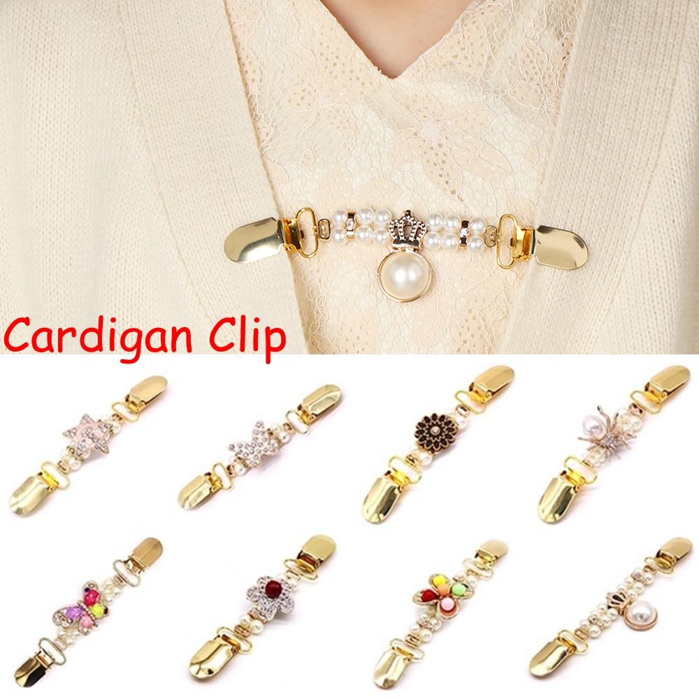 Fashion Winter New Retro Gold Sweater Blouse Pin Cardigan Clip Duck Clip Clasps Shawl Brooch
