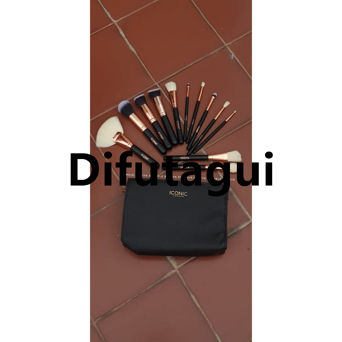 Difutagui Pack of 12 bags with Makeup Fifty percent discount Brush set iconic