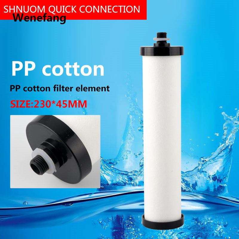 Wenefang 10 Inch Silk Teeth Pp Cotton Filter Water Purifier 5 Micron Sediment Water Filter Cartridge 1/4” Filter Element Length 240MM