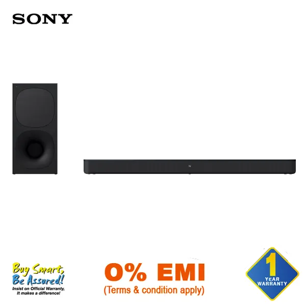 Sony 2.1ch Soundbar with powerful wireless subwoofer and BLUETOOTH® technology | HT-S400