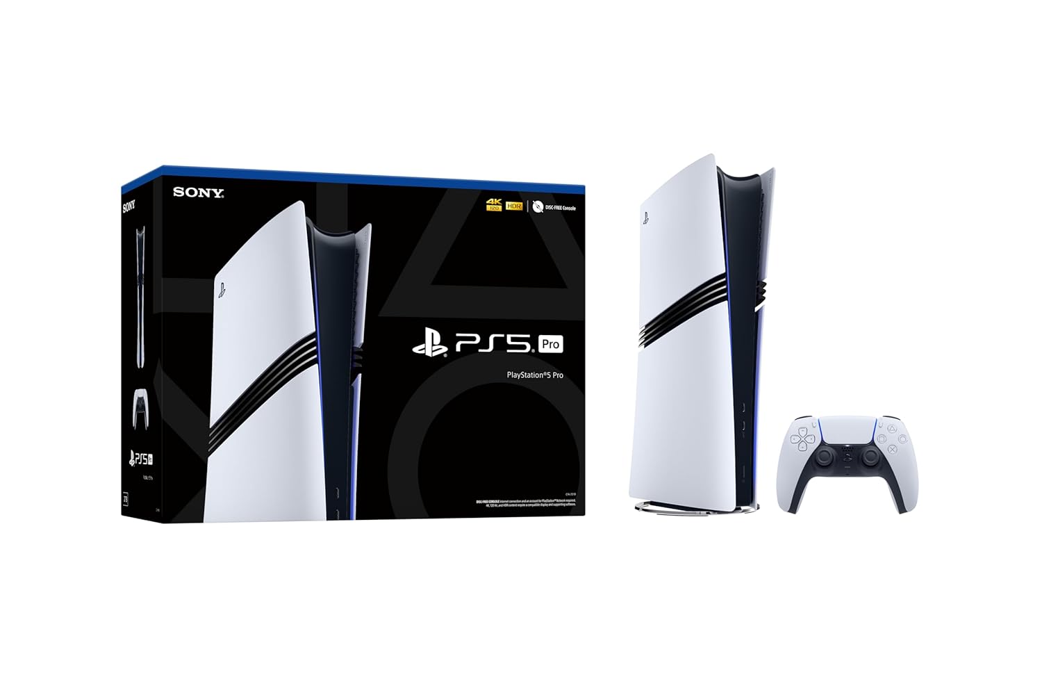 Sony Playstation 5 Pro Console (PS5 Pro) WITNESS PLAY UNLEASHED