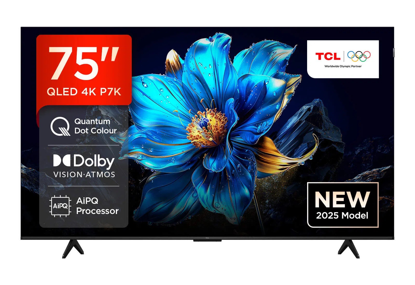 TCL 75 Inch QLED 4K, Powered by Google TV 75P7K