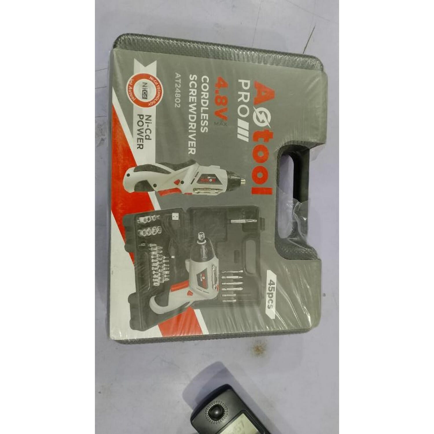 4.8V Electric Screwdriver Cordless Drill With 45 Bits Mini Wireless Power