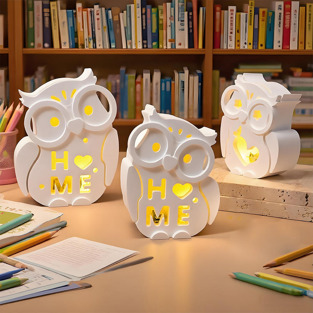 High-Quality 3d Glasses Owl Mold Long-Lasting Diy Candle Cup Mold Non-Stick Cute for Diy Projects Home Decor Creative Crafts