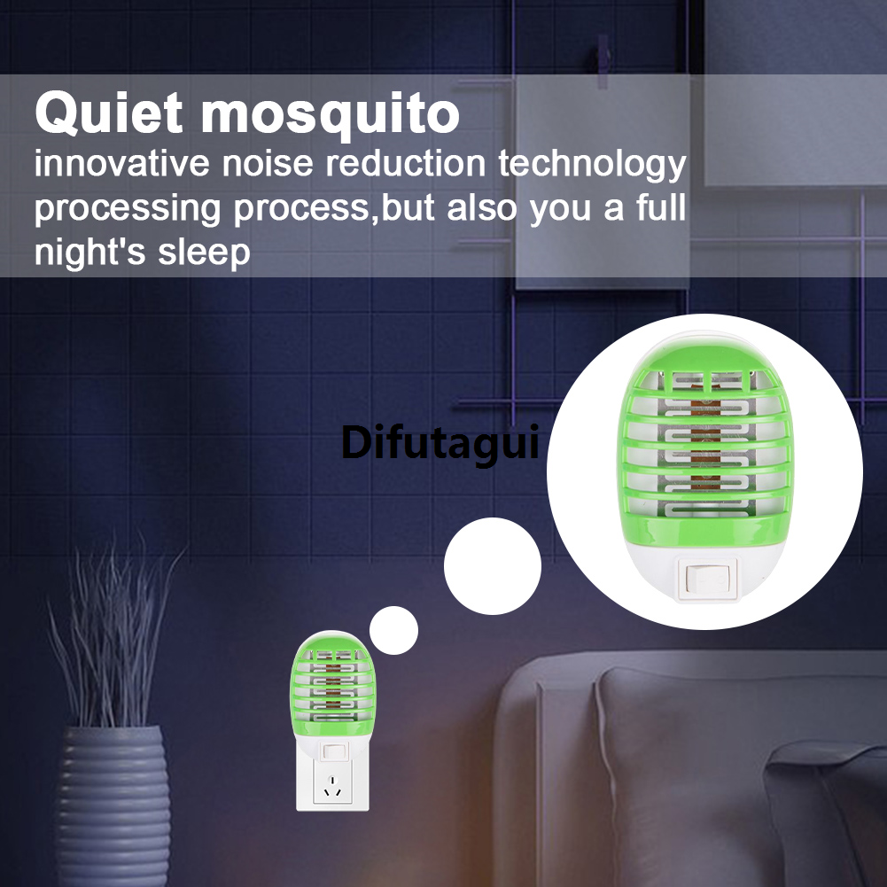 Difutagui Bug Zapper 110-220V Fly Insect Trap UV Lamp Trap Mosquito Killer High Quality Lamps High-Density Electric Grid for Indoor/Home/Kitchen/Office