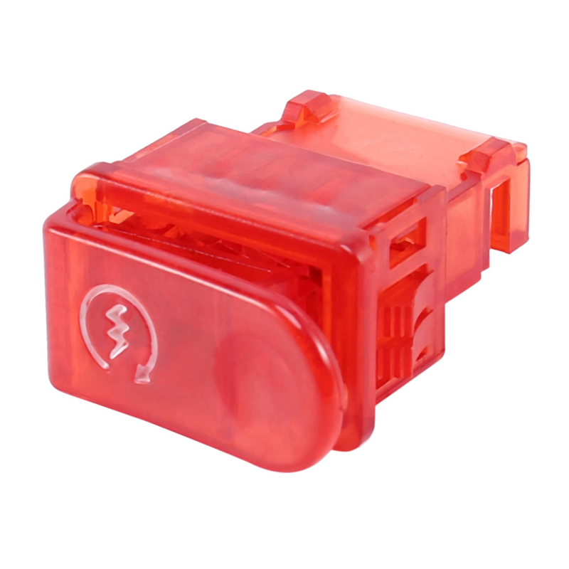 FORIDE 4X Motorcycle Horn Switch Button Turn Signal Switch Button Start Button for AF27 AF28 AF34 AF35 Red