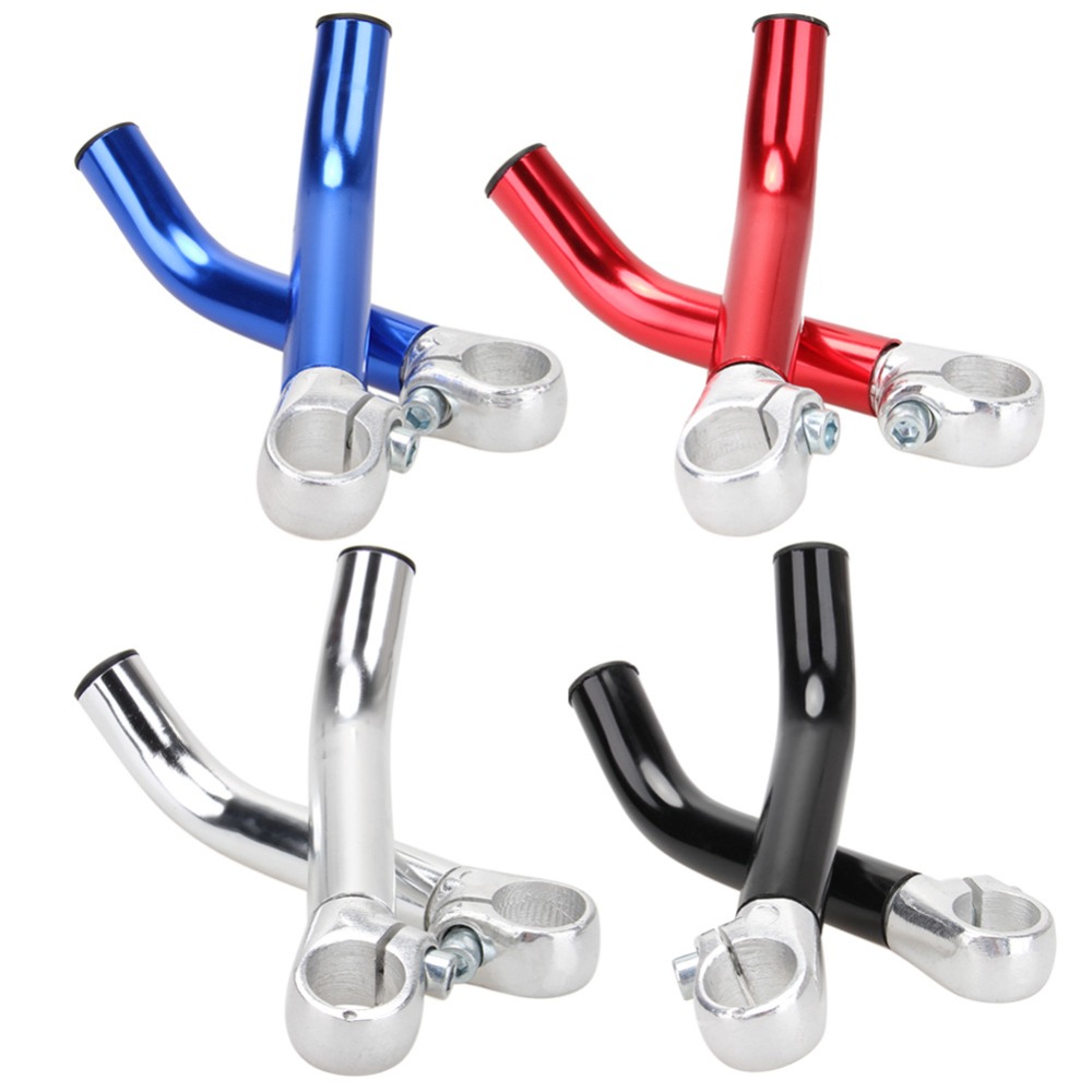 1 Pair New Ultra Light Aluminum Alloy Bike Secondary Lightweight Handlebars Bicycle Deputy Handlebar Rest Handle
