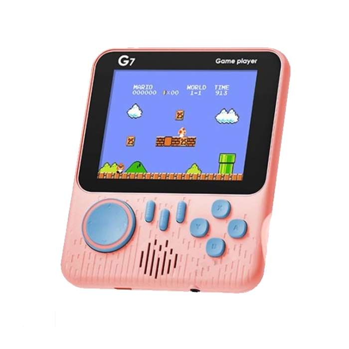 G7 Retro Classic Portable Gaming Console - UltraThin 3.5” HD Screen Mini SUP Handheld Video Game Player with Built-In Retro Games, Compact Lightweight Body, Rechargeable Battery & Kid-Friendly Design