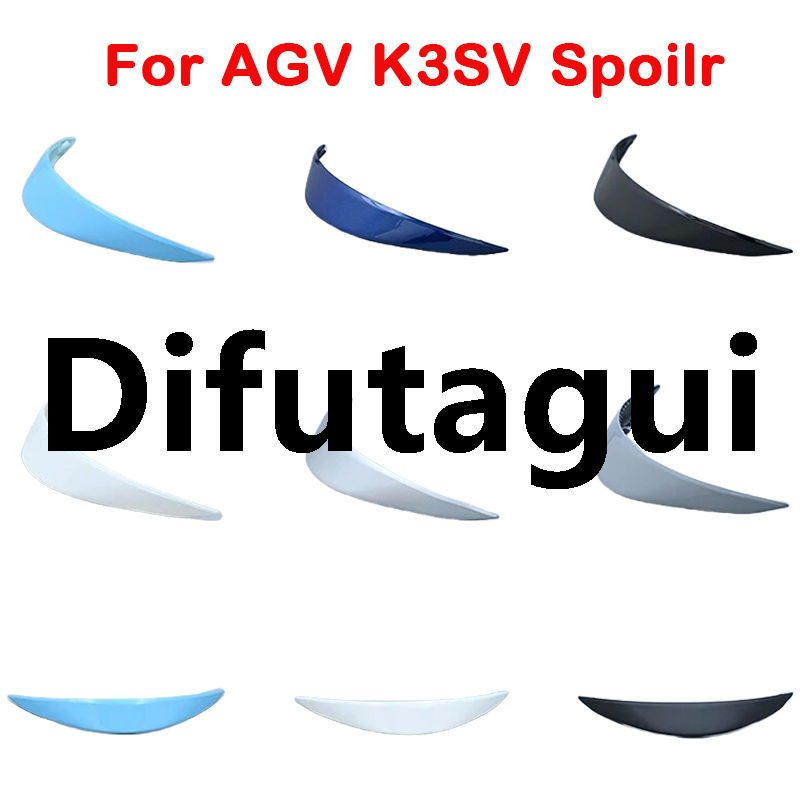 Difutagui Motorcycle Helmet Rear Spoiler Replacement Original for AGV K3SV Tail Parts Accessories