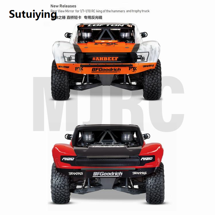 Sutuiying 1 Pair Rc Car 1/7 Simulated Climbing Vehicle Rearview Bargain price Mirror For Traxxas Udr Unlimited Desert Racer