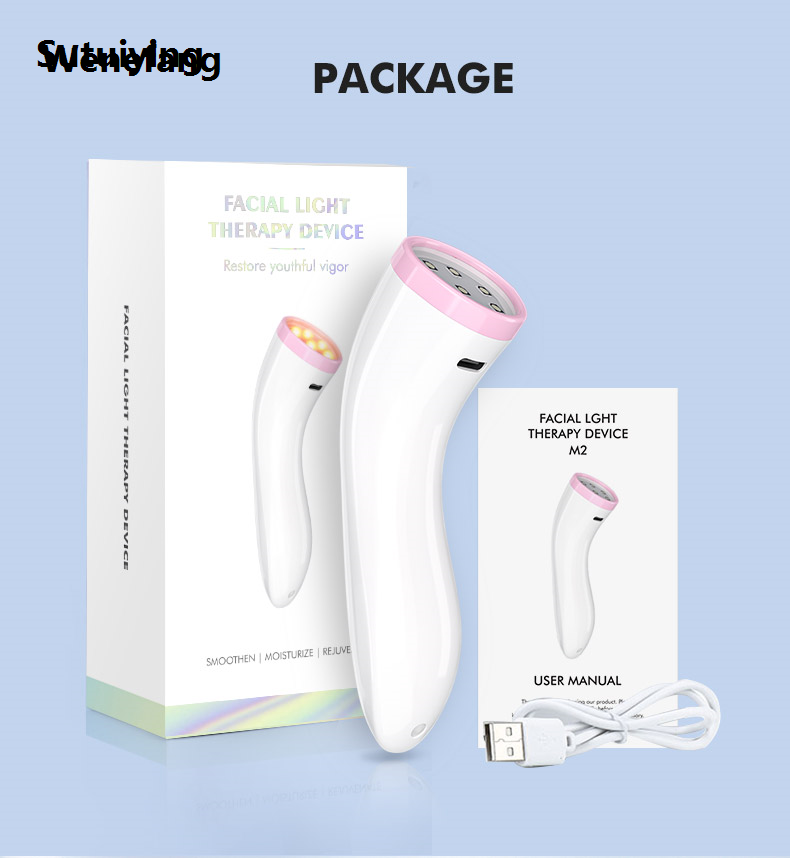 Wenefang Sutuiying New RF UV Facial LED Red Blue Acne Spot Treatment Home Use RF 2025 New Beauty 2025 Device Equipment Wand Massager Face Light Therapy Machine