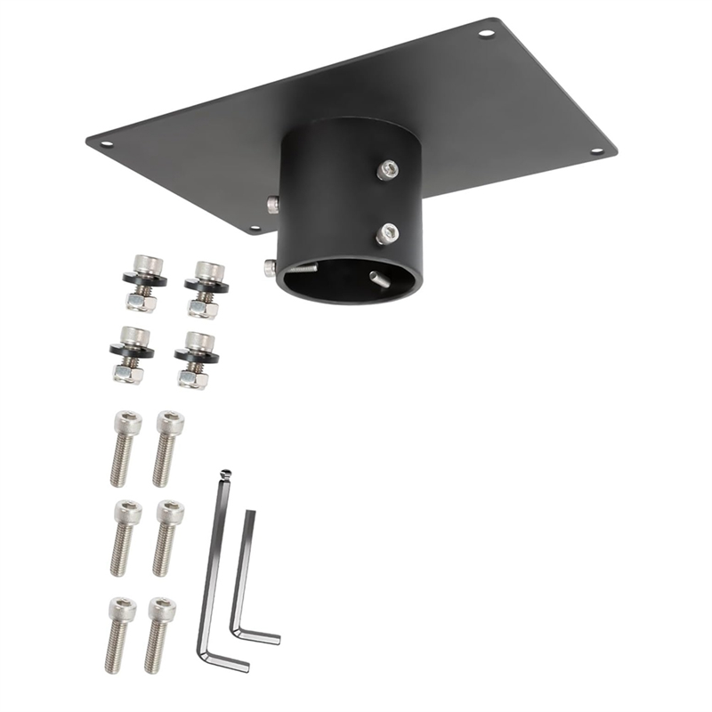 Star Link Flat High Performance Pipe Adapter, Black Mounting Kit for Performance Star Link Internet Kit