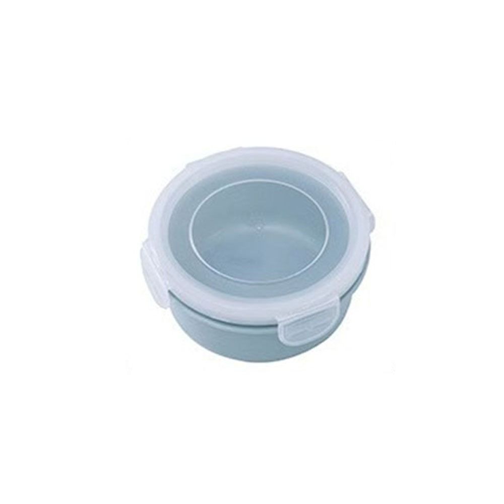 Practical Plastic Mini Refrigerator Crisper Round/Square Anti-Slip Food Storage Box Sealed Sorting Container for Home