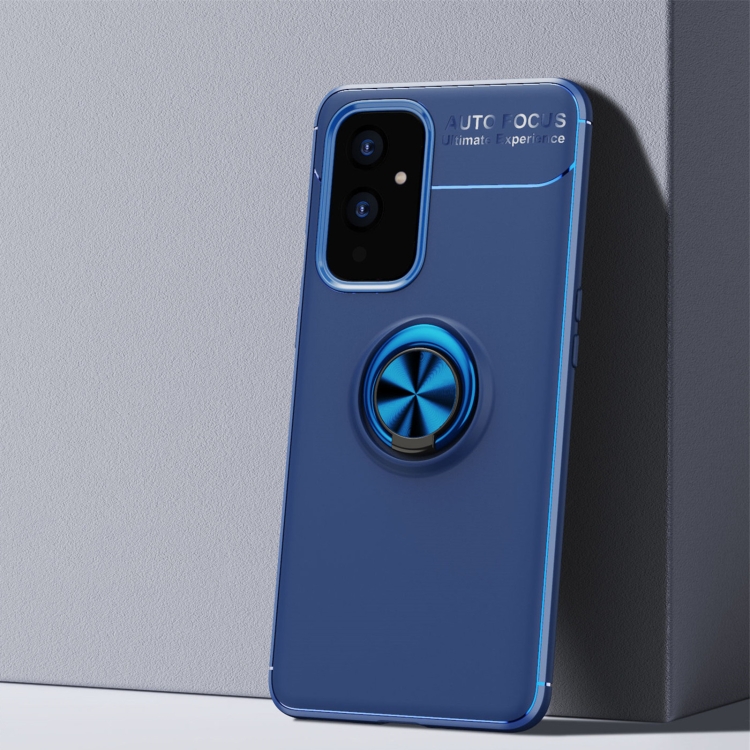 For OnePlus 9 Metal Ring Holder 360 Degree Rotating TPU Case
