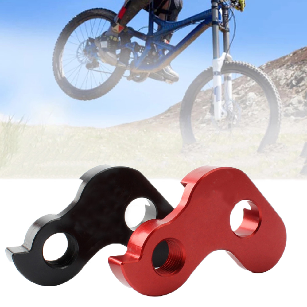 Durable Foldable Bicycle Aluminum Alloy Single-speed Modified Bike Rear Derailleur Hanger Rear Shifting Rear Derailleur Tail Hook
