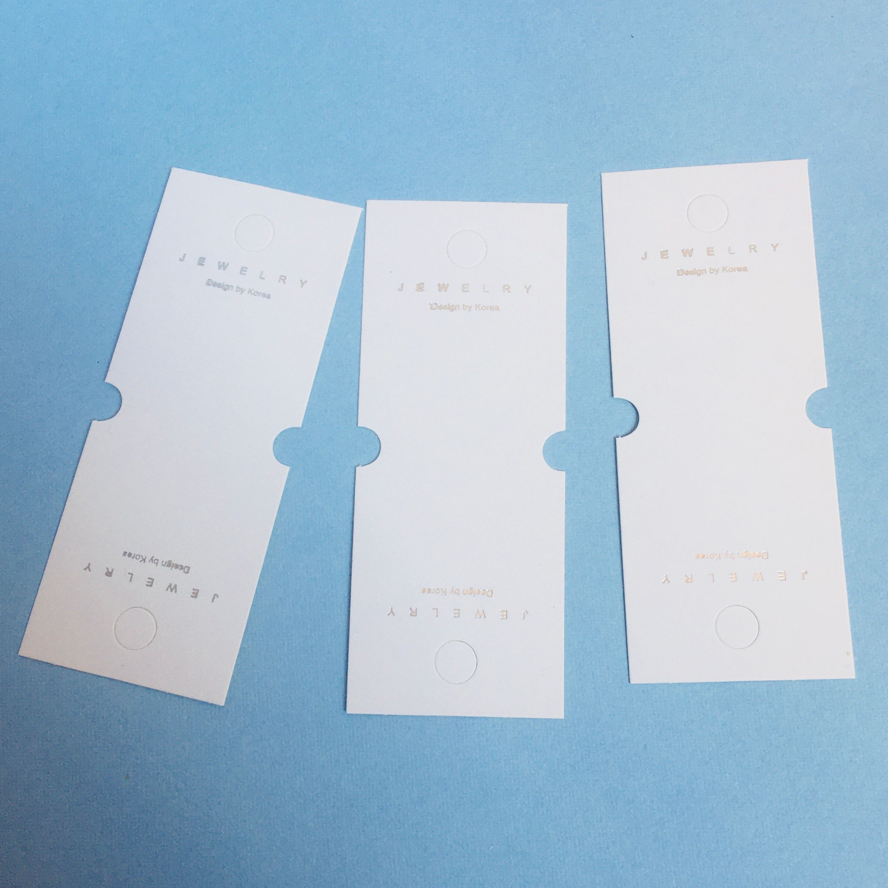 Jewelry Packaging Card. Display Paper Cards. 25 pieces