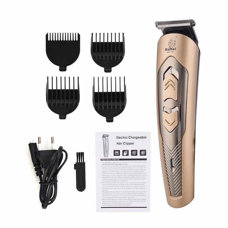 Geemy Rechargeable Electric Hair Andr Beard Trimer For Men Clipper Stubble Head Hair Cutter