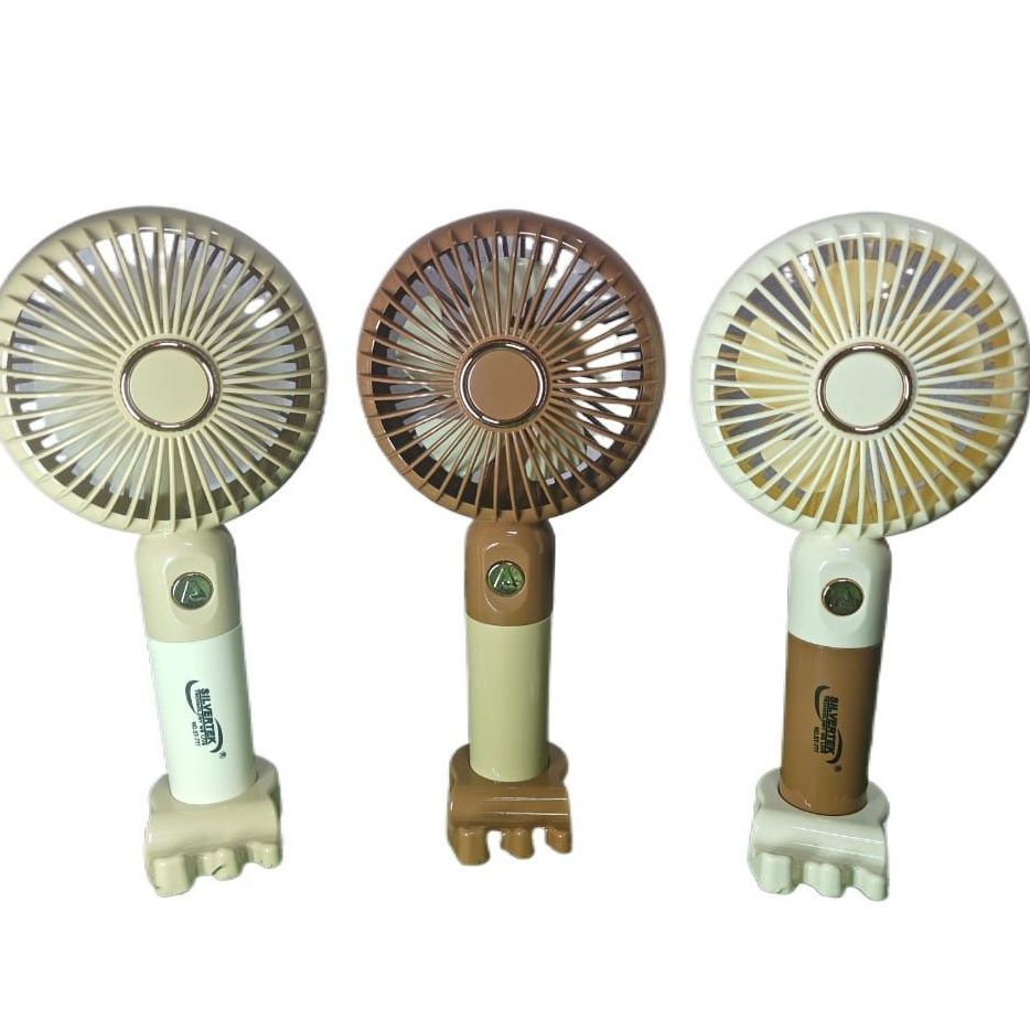 Silvertek Mini Handy Fan ST-777 | Long Battery Backup | Built Strong | Handy & Cute | Easy & Portable | Best for Summer
