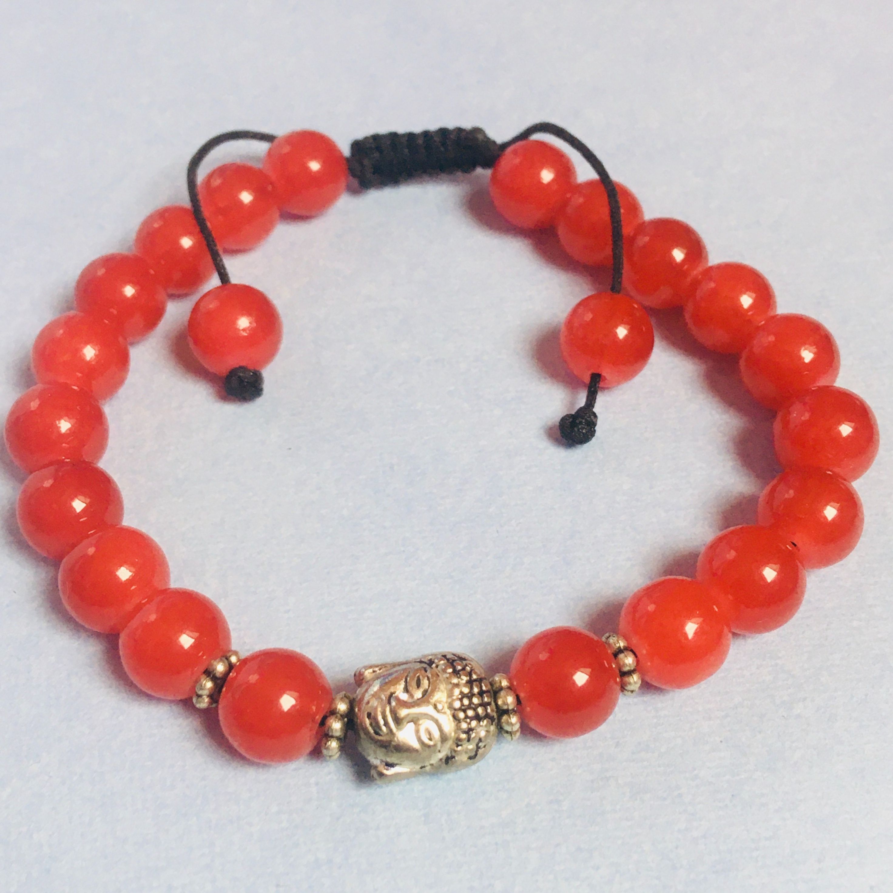Beaded 10 MM Bracelet Adjustable Thread Handmade Unisex Stylish Fashion Jewelry Daily Wear Gift Minimalist Friendship Bracelet Comfortable Design Nepal